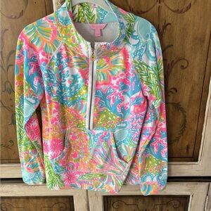 Lilly Pulitzer Skipper Popover in Lovers Coral Small